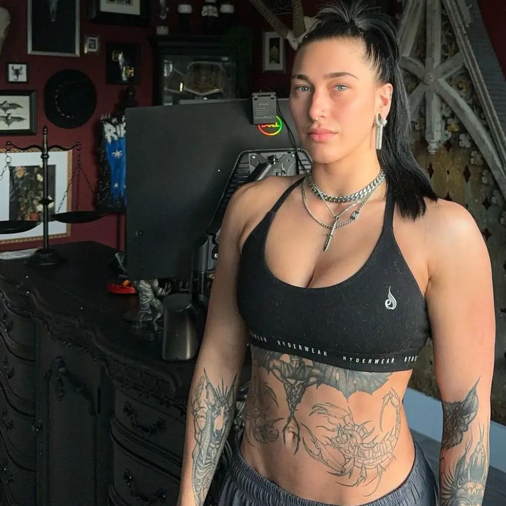 Best WWE tattoo featuring Rhea Ripley