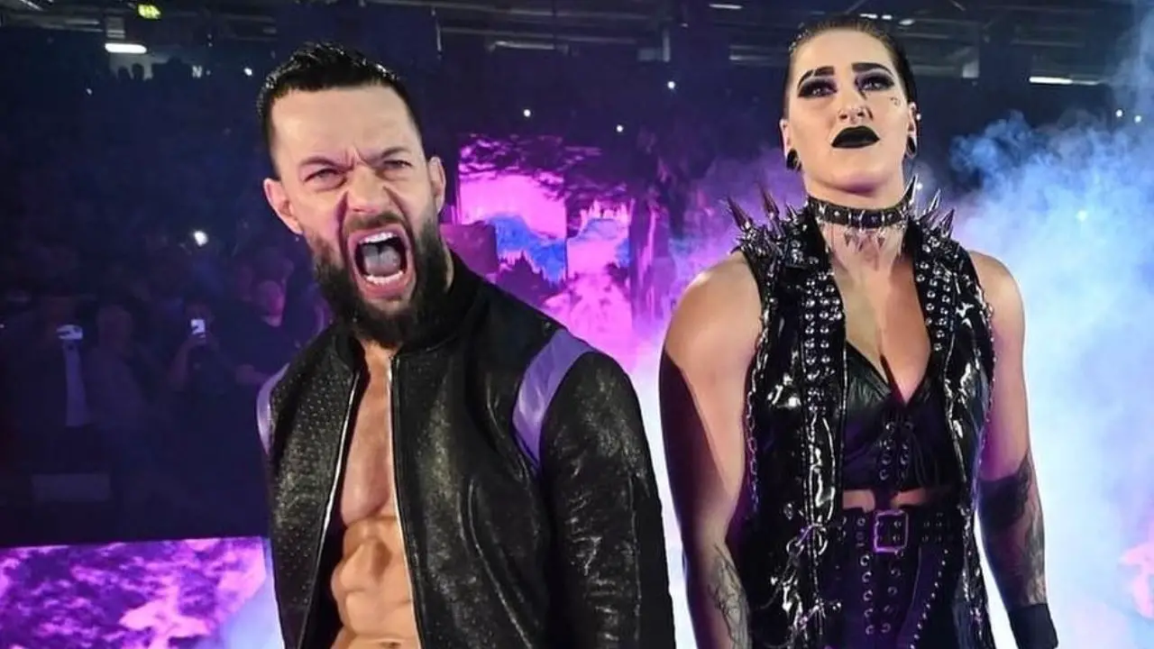 Rhea Ripley and Finn Balor