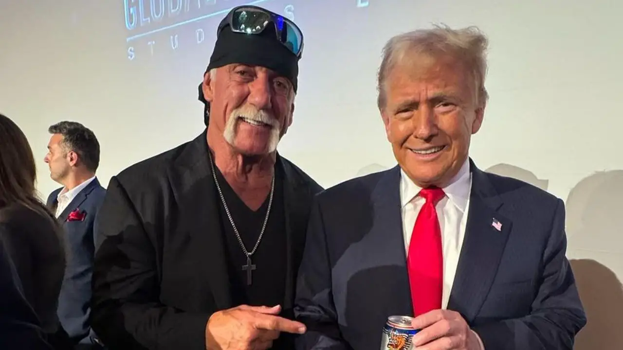 Hulk Hogan and Donald Trump amid US Election 2024